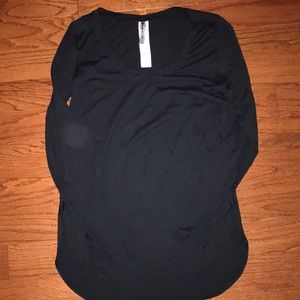 Black shirt with side detail